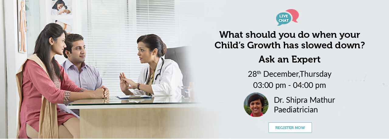 What should you do when your childs growth has slowed down