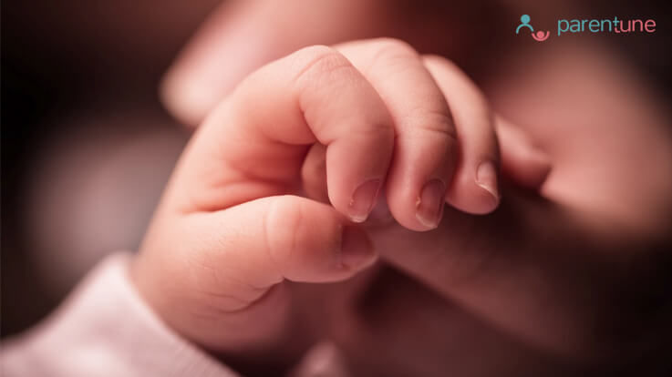 clipping newborn nails