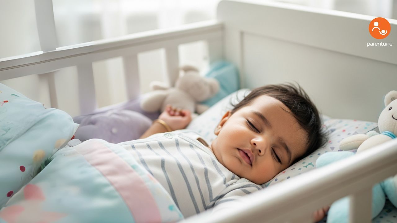 How To Help Your Baby Sleep In A Crib Without Arms | Crib Sleep Tips
