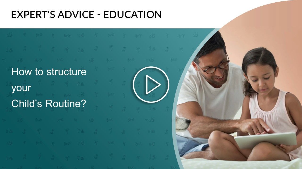 How to structure a childs routine How to structure a childs routine