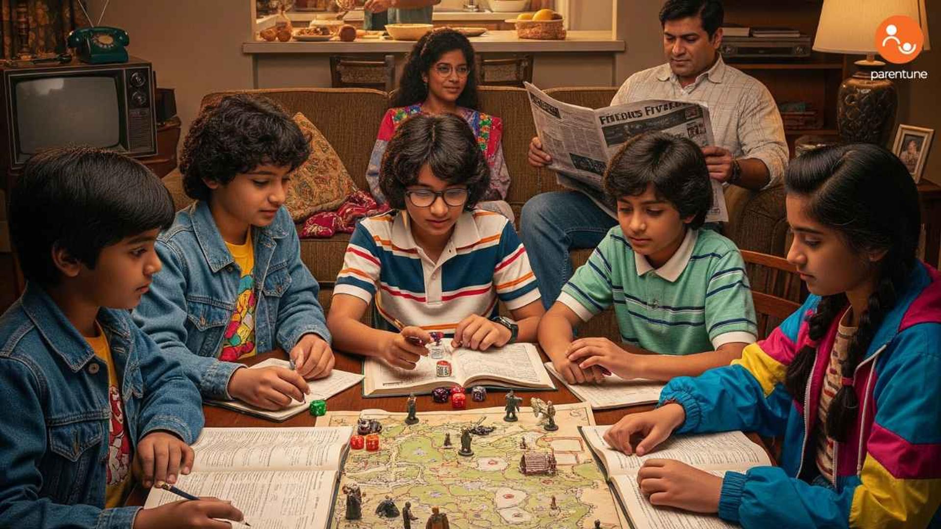 If Stranger Things Children Had Indian Parents