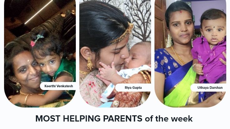 Most helping parents of the week Most helping parents of the week