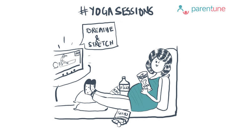 Parentoon Yoga session Parentoon Yoga session