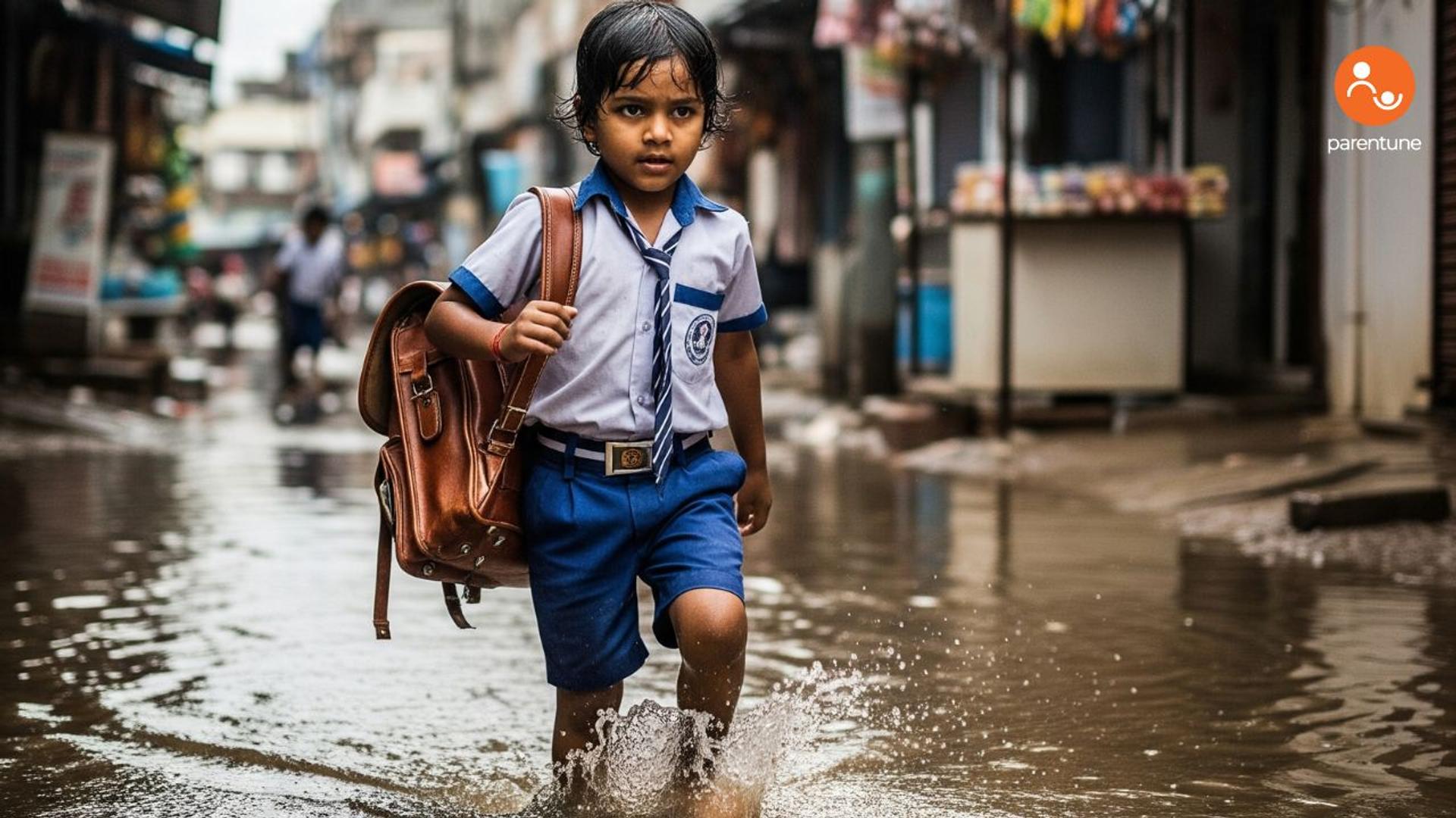 Waterlogging in India’s Big Cities: Parents Here’s How To Protect Your Children From Potential Hazards