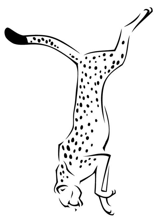 Cheetah Coloring Page Free Printable : Cheetah Coloring Page