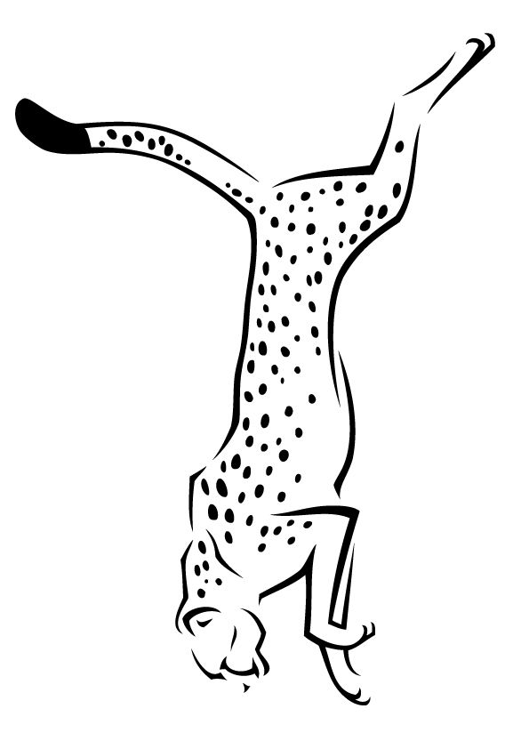 Free Printable Leopard Coloring Pages, Leopard Coloring Pictures for