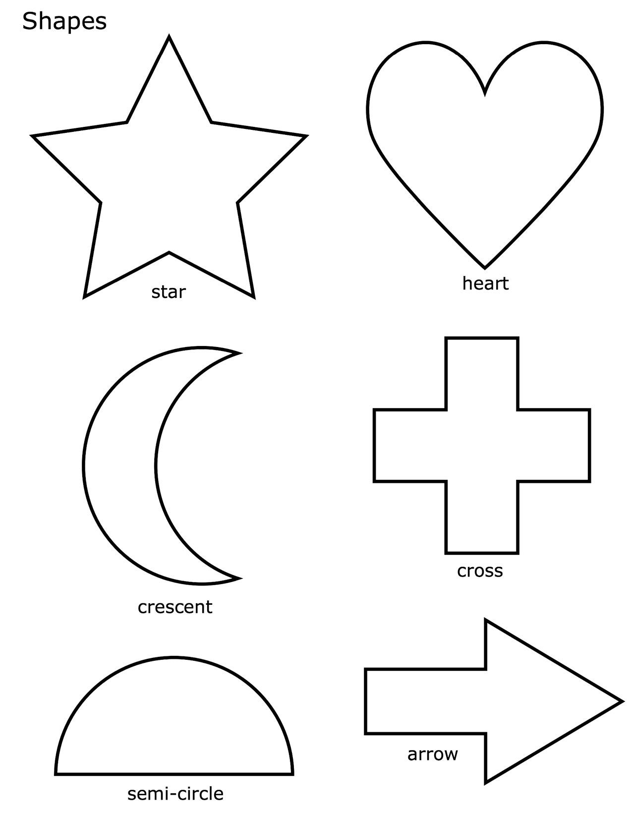 ➤Free Basic Shapes Coloring Pages, Printable Basic Shapes ...