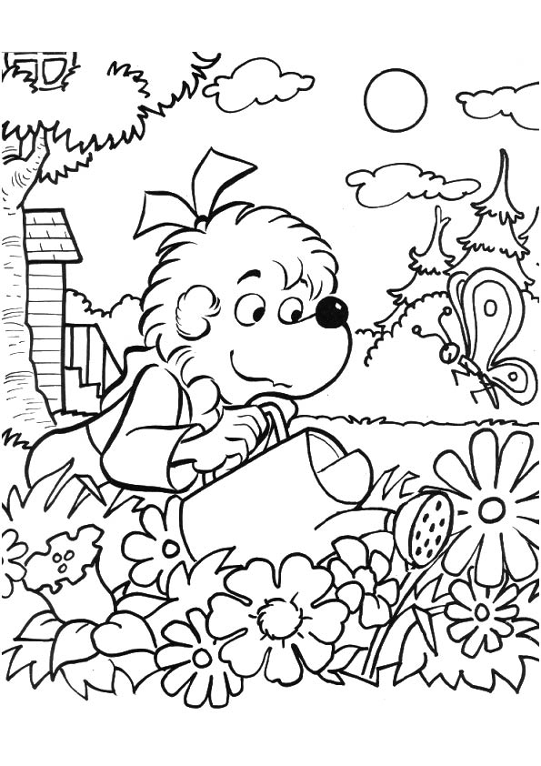 berenstain bears learn to share coloring pages