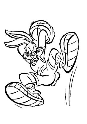 gangster bugs bunny coloring pages