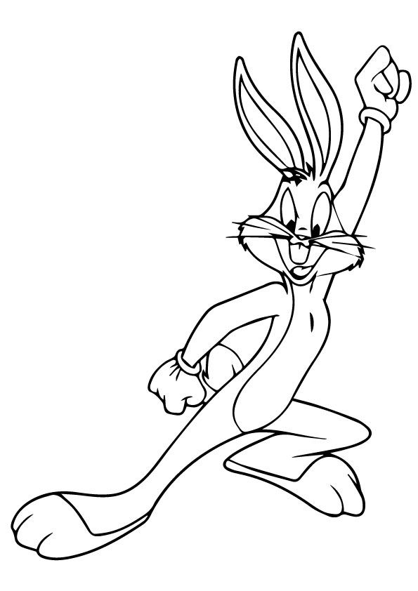 6400 Collections Coloring Pages Of Bugs Bunny  Free