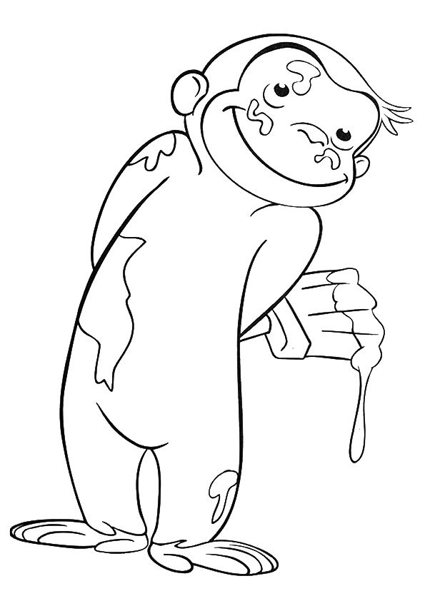 Free Printable Curious George Coloring Pages, Curious George Coloring ...