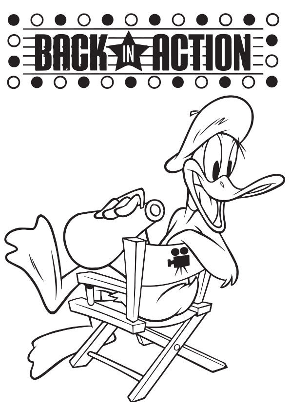 Free Printable Daffy Duck Coloring Pages, Daffy Duck Coloring Pictures