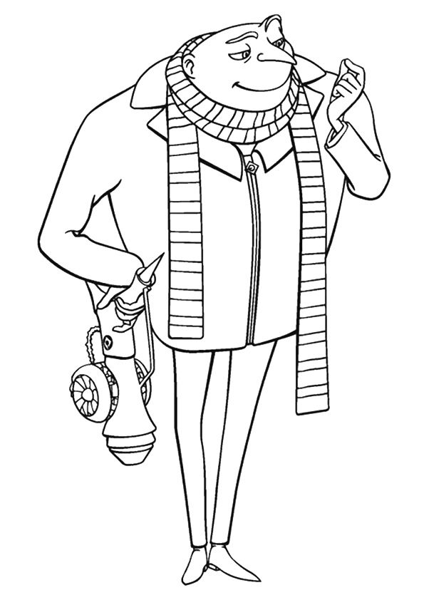Gru Despicable Me Coloring Pages