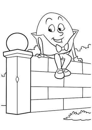 Free Printable Humpty-Dumpty Coloring Pages, Humpty-Dumpty Coloring