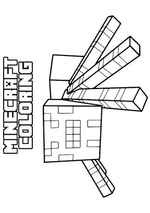 minecraft wither coloring pages