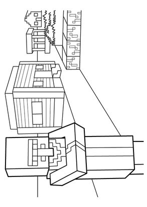 minecraft coloring pages zombie pigman