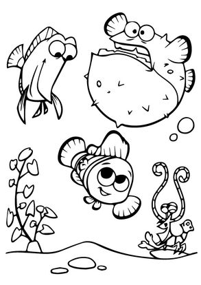 parentune  free printable nemo coloring pages nemo