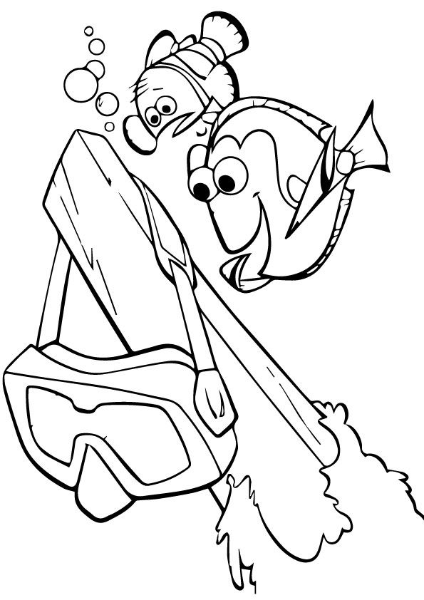 Free Printable Nemo Coloring Pages, Nemo Coloring Pictures ...