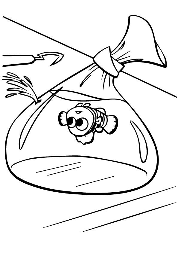 grocery bag coloring page