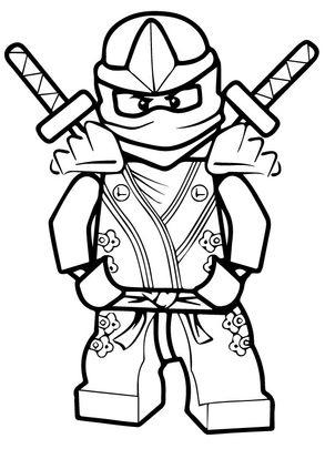 ninjago green ninja coloring pages