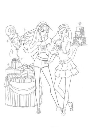 barbie nutcracker coloring pages