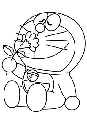 doraemon cartoon pictures for colouring