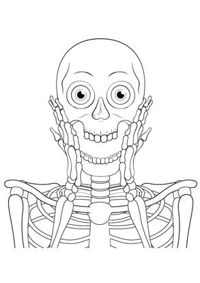 Free Printable Skeleton Coloring Pages, Skeleton Coloring ...