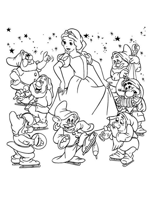 Free Printable Snow White Coloring Pages Snow White Coloring Pictures 