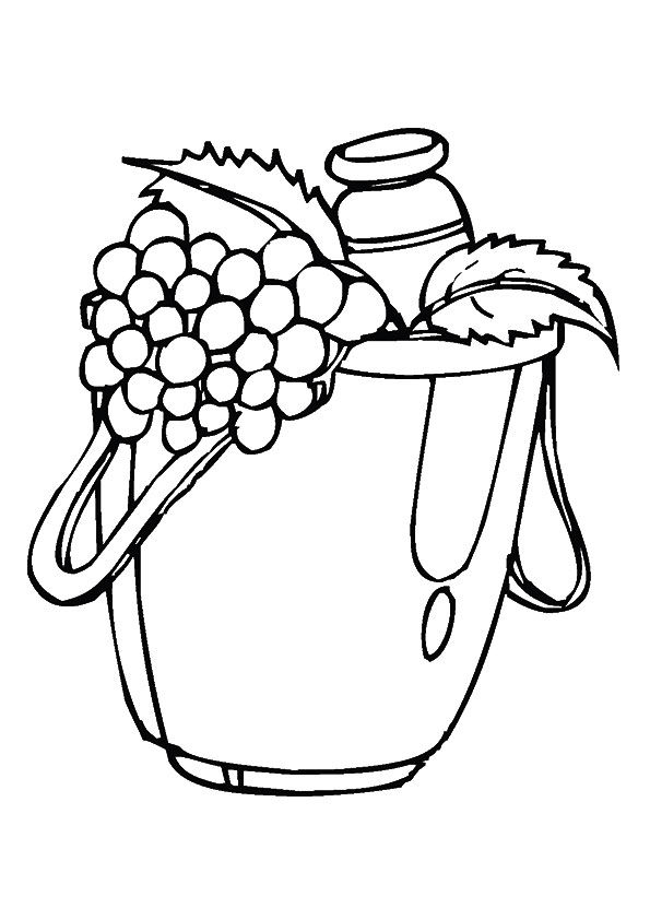 Download Free Printable Grape Coloring Pages, Grape Coloring ...