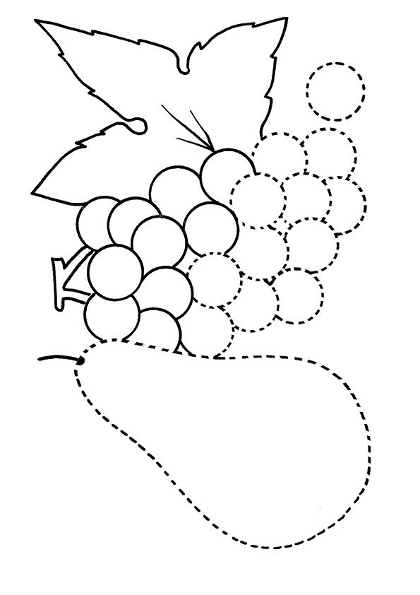 Download Free Printable Grape Coloring Pages, Grape Coloring ...