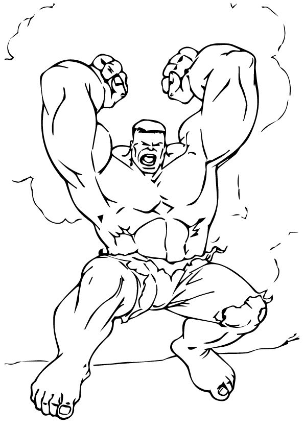 25 Popular Hulk Coloring Pages For Toddler
