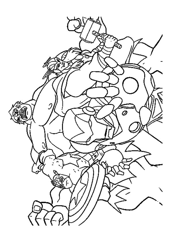 Download Free Printable Hulk Coloring Pages, Hulk Coloring Pictures for Preschoolers, Kids | Parentune.com