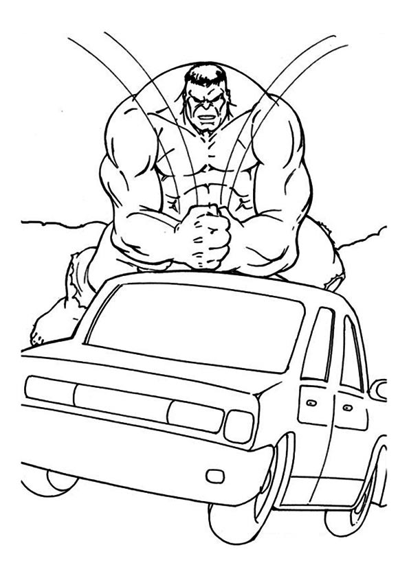 Free Printable Hulk Coloring Pages, Hulk Coloring Pictures for