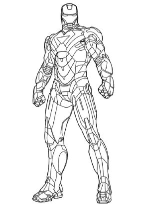 iron man 2 suit drawing