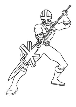 Power Rangers Samurai Coloring Pages