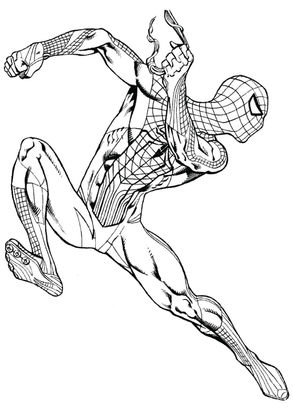 venom spiderman coloring pages