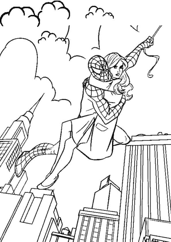 Download Free Printable Spiderman Coloring Pages, Spiderman Coloring Pictures for Preschoolers, Kids ...