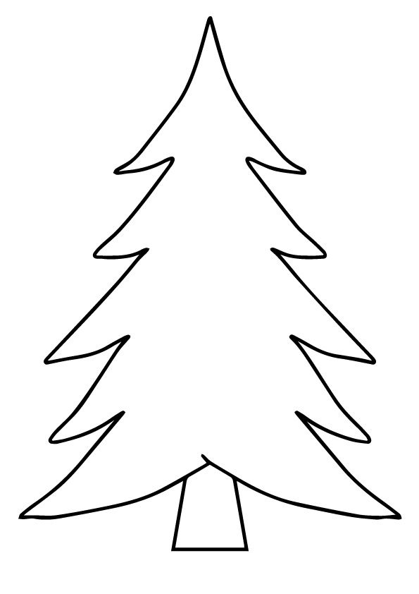 26 Free Printable Christmas Tree Coloring Pages Pictures COLORIST