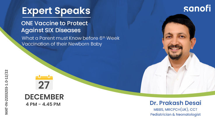 ONE vaccine to protect against SIX diseases What a parent must know before 6th week vaccination of your new born baby